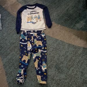 Baby boy 12-18 happy llamukkah 2021 pajamas